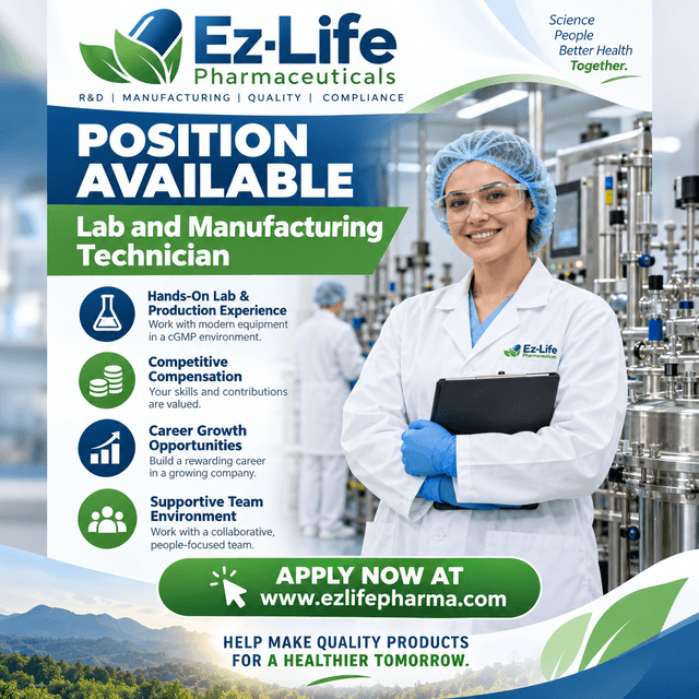 Technician - Lab and Manufacturing