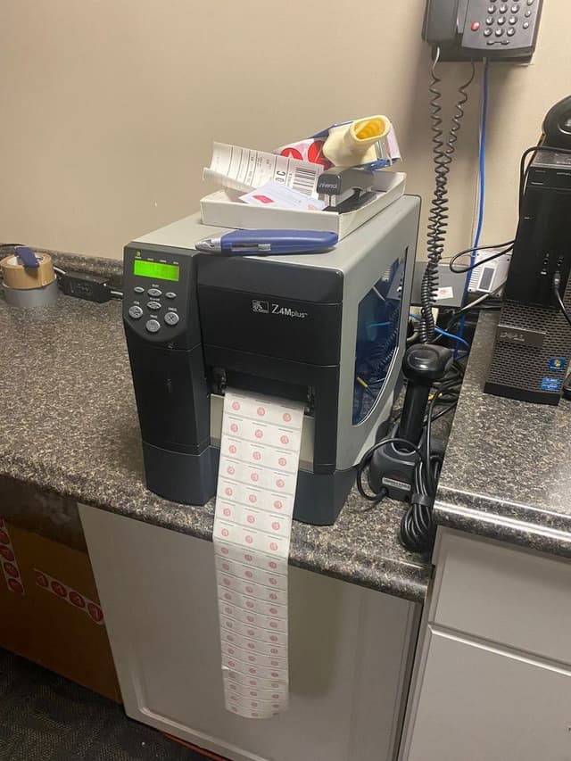 Zebra Z4Mplus Industrial Thermal Label Printer