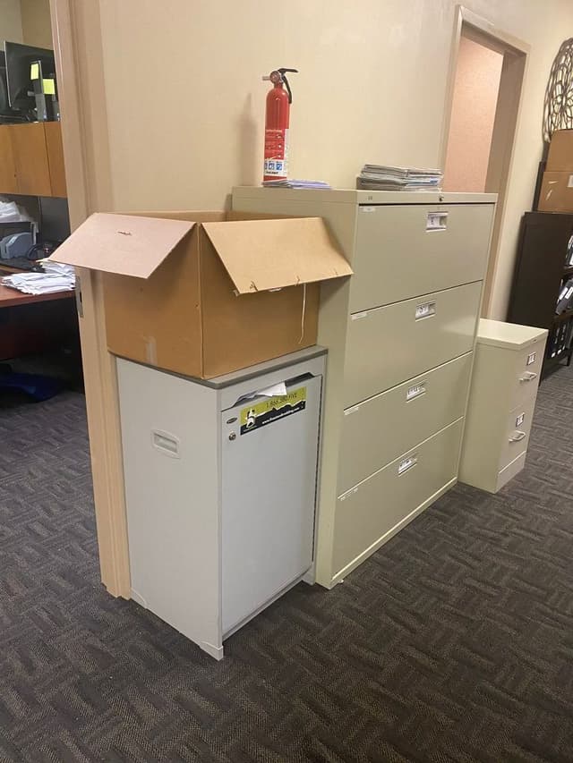 Metal Office Filing Cabinets with Multiple Drawers