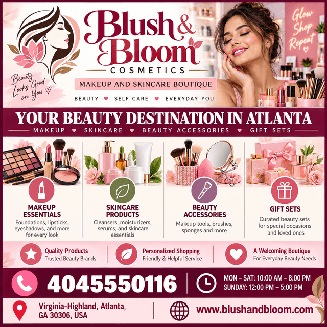 Blush & Bloom Cosmetics – Makeup and Skincare Boutique